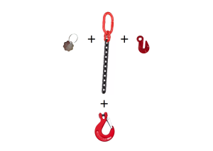 Zawiesie łańcuchowe 1-cięgnowe 1,12 t z hakiem widełkowym  3,5 m
